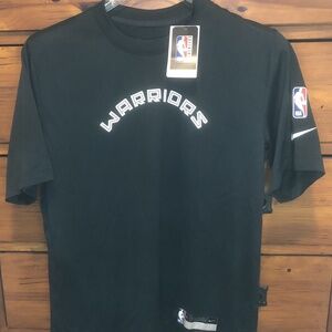 Nike Golden State Warriors City Edition Shooting Shirt DN6488-010 (Black/Gold)